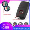 Para alfa romeo 5/10 pçs adesivo de emblema chave do carro para alfa romeo 156 159 147 4c 8c 166 giulia giulietta mito stelvio aranha gt tonale