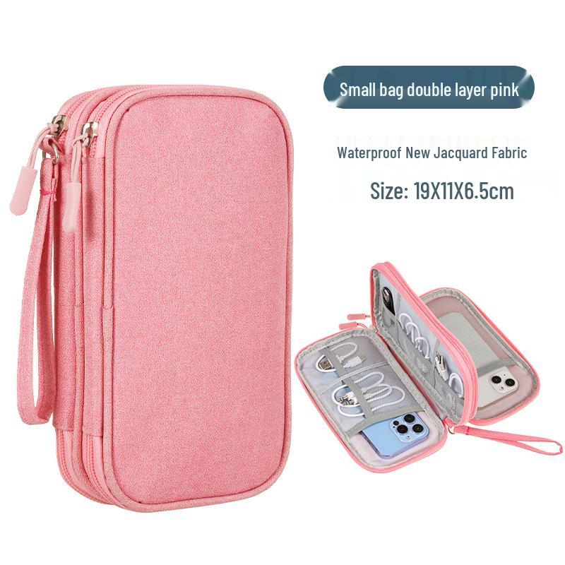 Digital Accessories Organizer: Multi-layer Protective Case for Power Bank, Hard Drive, Charger, U Disk, Earphones, and Data Cable