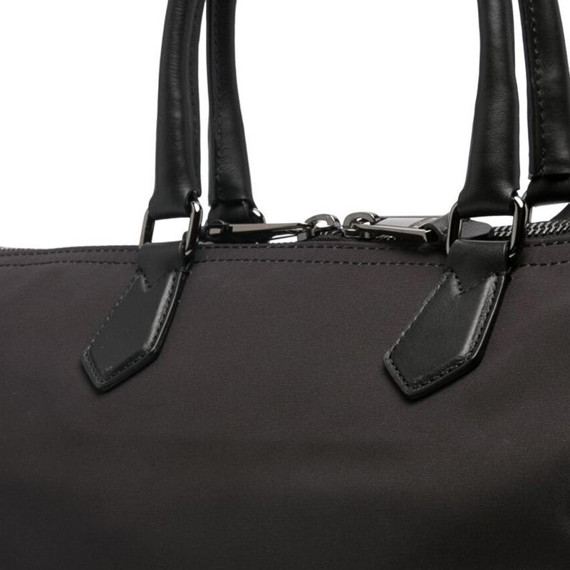 Moschino Illustration Print Polyester And Calfskin Tote Bag Men Tote Bags Black A742482021555