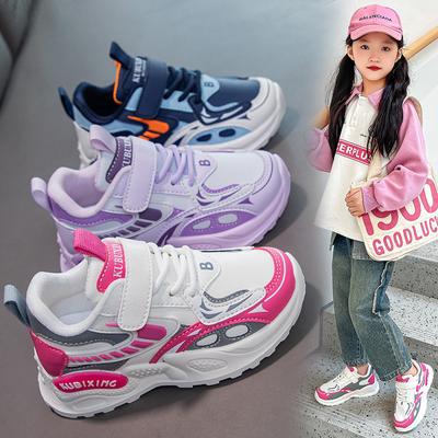 Nuove scarpe da ginnastica da bambina, traspiranti, con suola morbida, da corsa per ragazzi