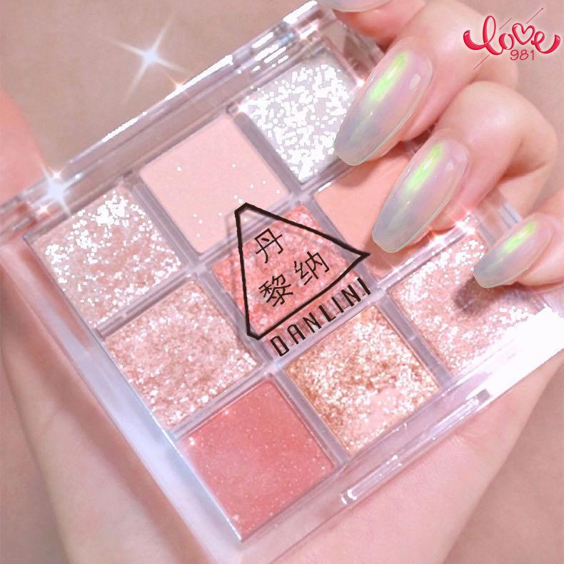 Lidschattentablett 9 Farben wasserfest