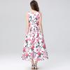 Summer Women Elegant Sleeveless Print High Waist Long Maxi Tank Party Dresses