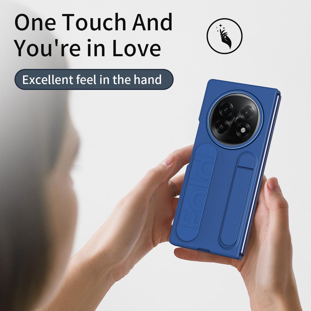 For Oppo Find N5 5G Phone Case Kickstand Wristband PC Silicone Mobile Cover