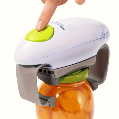 Apriscatole Elettrico Automatico Apribarattoli One Touch per Bottiglie di Vetro Lattine