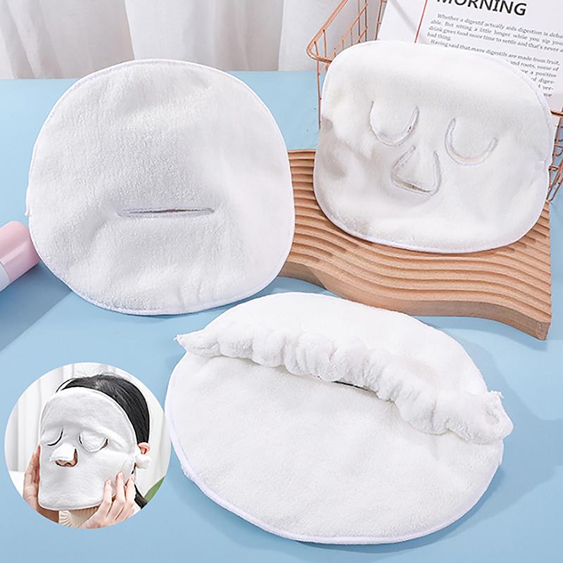 Skin Care Mask Cotton Compress Towel Wet Compress Steamed Face Towel Opens Skin Pore Clean Compress Beauty Facial Care Tools
