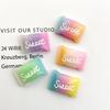 Sweet Gradient Candy Resin Accessories: Handmade Cream Glue Drip Phone Case & Creative Toy.