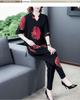 2025 Korean Style Women's Large Size Casual Summer Two-Piece Suit