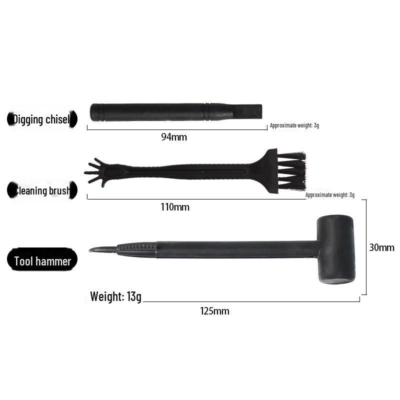 

Детский набор инструментов для раскопок ископаемых динозавров - кисть, молоток, зубило