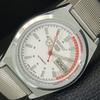 AUTOMATIC VINTAGE REFURBISHED SEIKO 5 6309A JAPAN MENS WHITE WATCH A441821-1 Sk-a441821