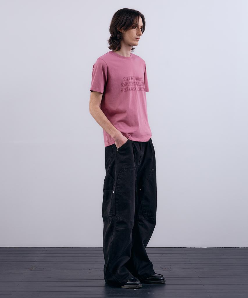 NUAKLE (M) Curve Utility Carpenter Pants_Black