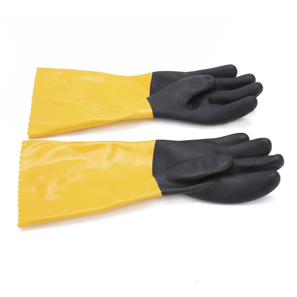 PVC Coated Protective Gloves Lengthening Seamless Wear Resistance Gloves for Machinery IndustryM