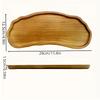 Handcrafted Wooden Serving Tray - Lightweight, Cheese Board & Holiday Gifts - All-Season Kitchen Accessory, Durable Wooden Tray