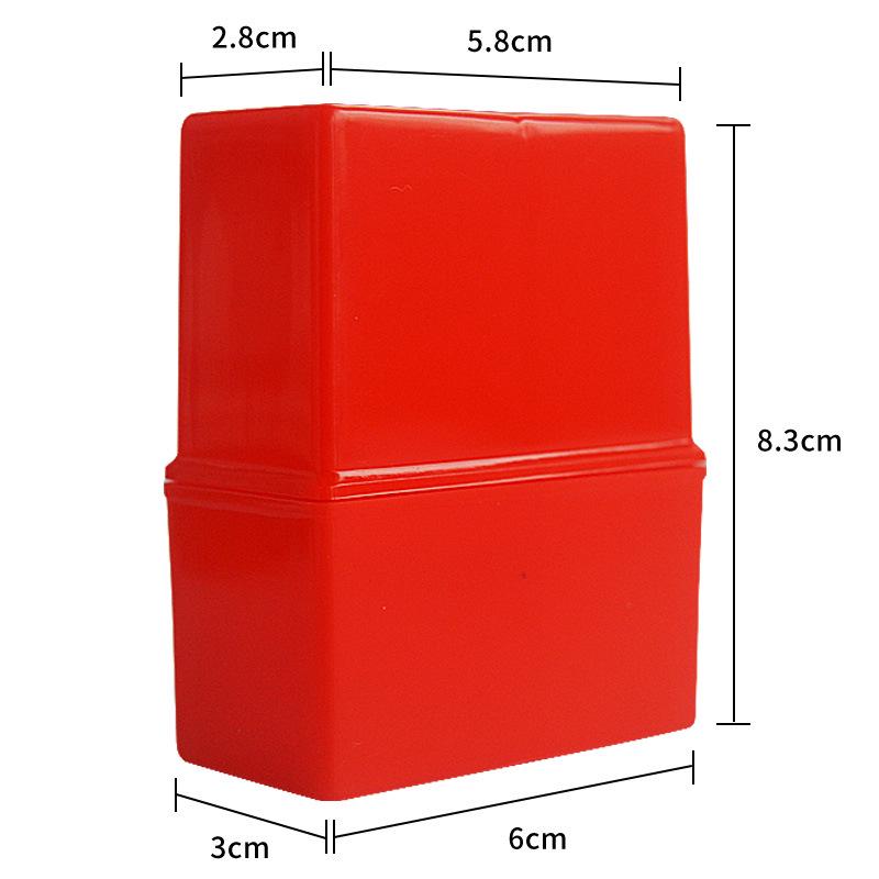 

Красно-черный контейнер для хранения с двойным уплотнением - для офисного использования, доступны круглый и квадратный варианты