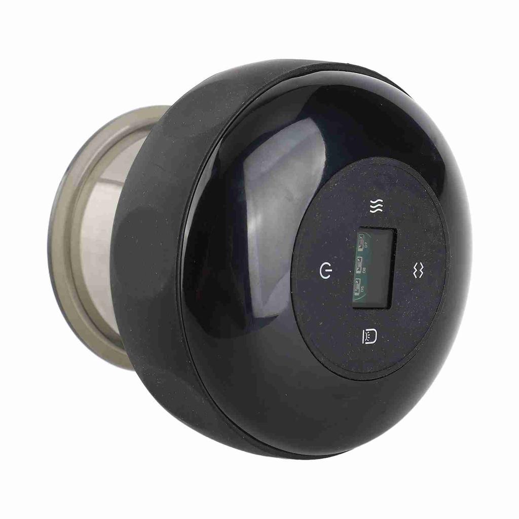 Electric Cupping Therapy Massager Negative Pressure 6 Gears Hot Compress Gua Sha Massage Machine Black