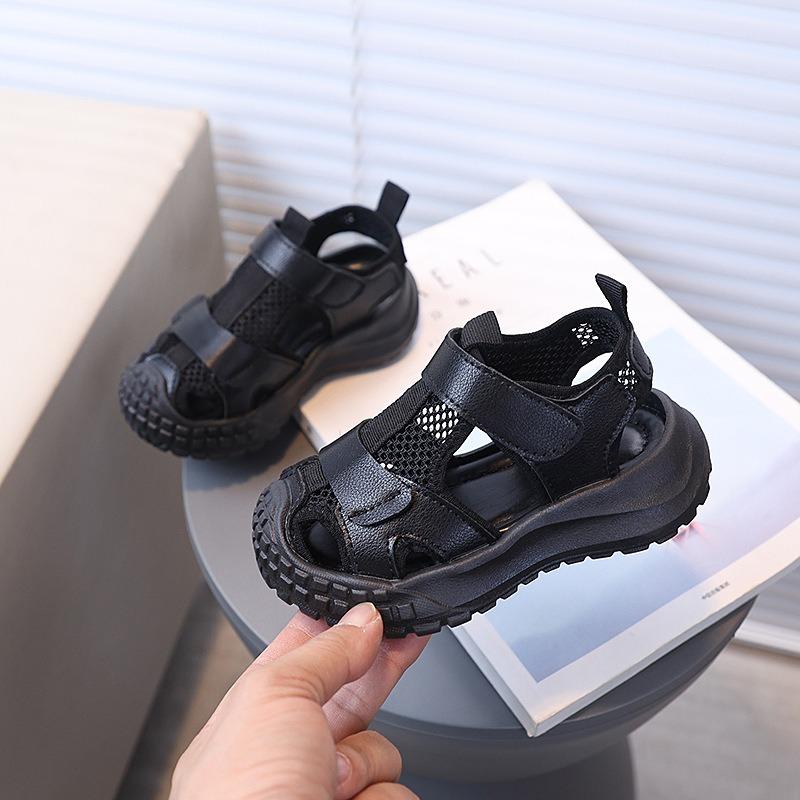 Dětské, Prodyšné, Sandály, Síťovina, Rámové boty, Chlapecké, Sportovní sandály, Dětské, Odolné proti okopu, Krytky prstů, Prodyšné boty