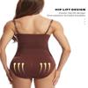 Women's One-piece Body Shaping Garment Hip-lifting and Body Shaping Suspender Underwear Postpartum Elastic Belly Beauty Corset Body Corset