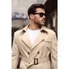 Men's Premium Epaulette Trench Coat Topcoat
