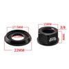 2pcs 3/8 Bicycle Hub Nut Aluminum Alloy High Strength Rear Axle Screw Anti-rust M10 Bike Accessories Cycling