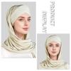 Classical Cotton Hijab Shawl Multi Functional Stretchable Fabric Headgear For Fashion And Everyday Outfits