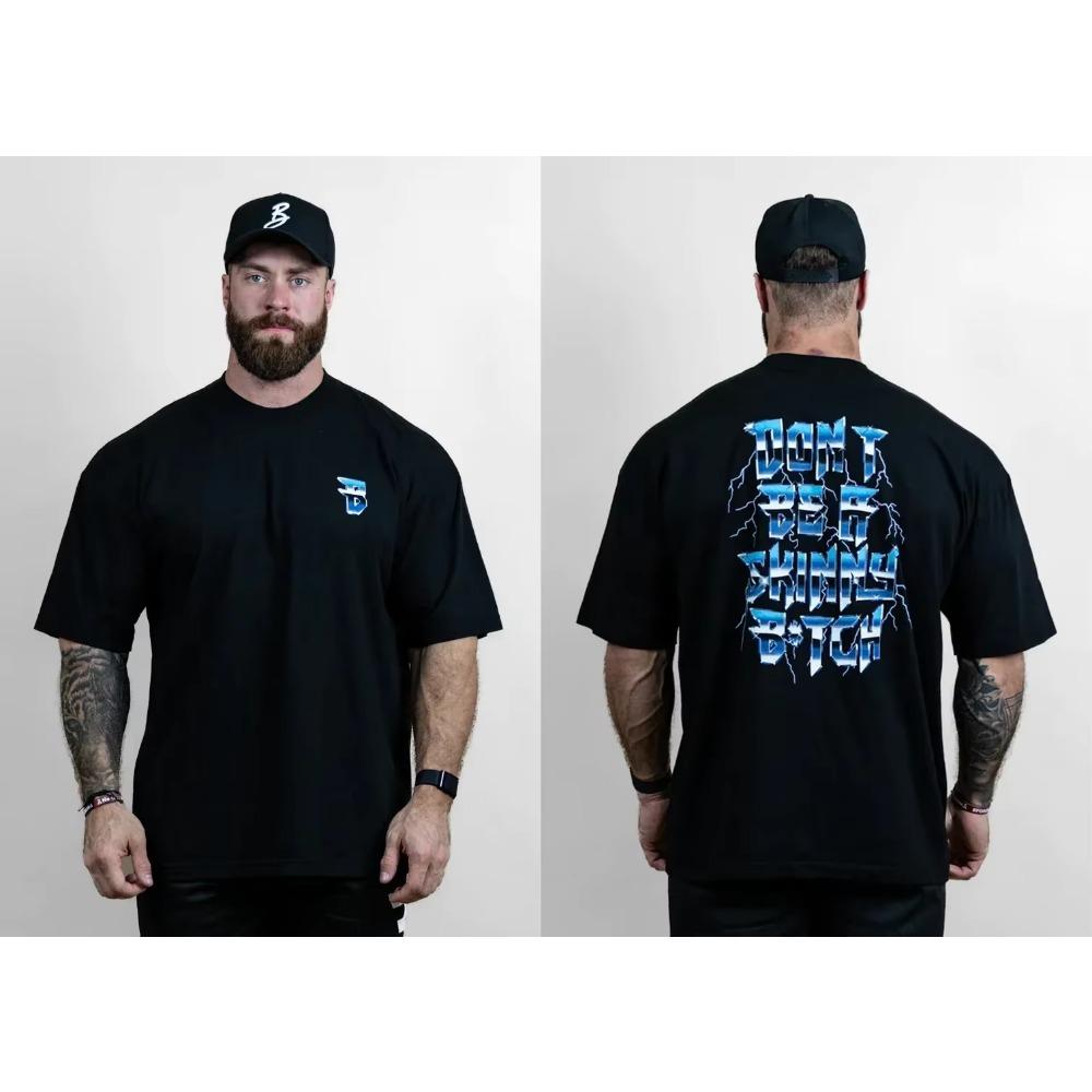 2023 Summer New Sports T-shirt 100% Cotton 2 English Letter Printing High Quality Round Neck Street Clothing Top Casual Clothing