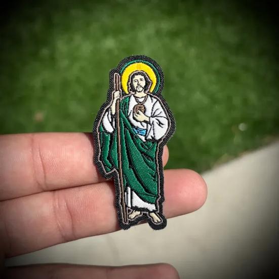 Woven Patch Peel And Stick Embellishment Patch Christian Religious Adhesive Patch