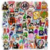 50/100pcs Japanese Anime Dragon Ball Stickers Cool Cartoon Son Goku Decals Laptop Phone Luggage Classic Manga Sticker Decoration