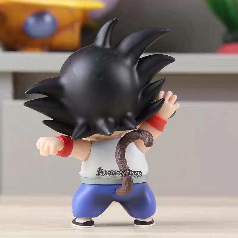 Anime Dragon Ball Son Goku Anime Figures Krillin Fuguire Childhood Cute Models PVC Statue Desk Ornaments Collection Toys Gifts