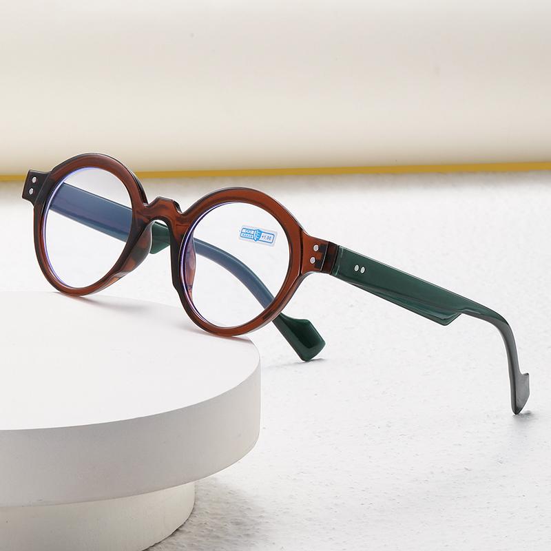 New Round Reading Glasses Women Trendy Presbyopia Hyperopia Anti Blue Light Reading Eyeglasses Men +1.0 +1.5 +2.0 +2.5 +3.0 +3.5
