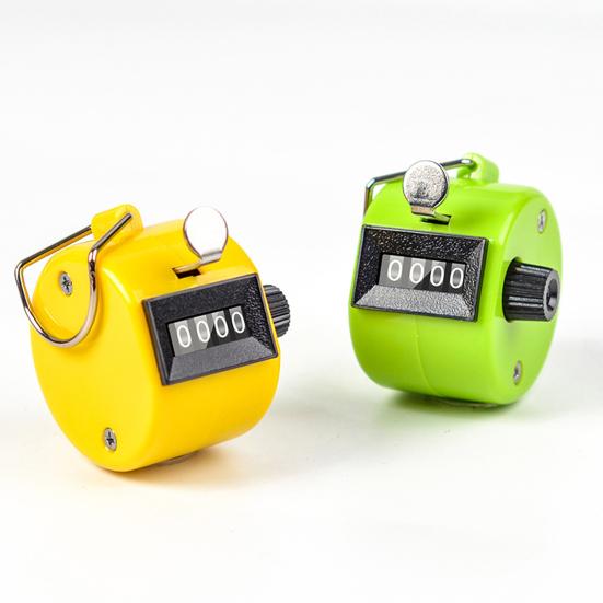 Handheld Tally Counter 4-Digit Number Clicker Counter Coaching Knitting Fishing Golf