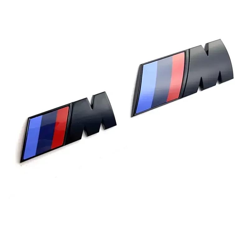 New 1P ABS Car Side Fender Emblem Badge Sticker For BMW M M1 M2 M3 M4 M5 M6 G01 F20 G30 F30 F31 E36 E87 E60 E91 X1 X3 X5 Ac