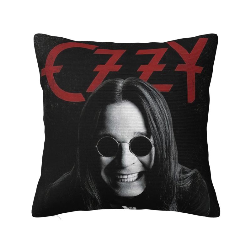 Custom Ozzy Osbourne Prince Of Darkness Cushion Cover Heavy Metal Band Rock Velvet Nordic Throw Pillow Case Home Decoration