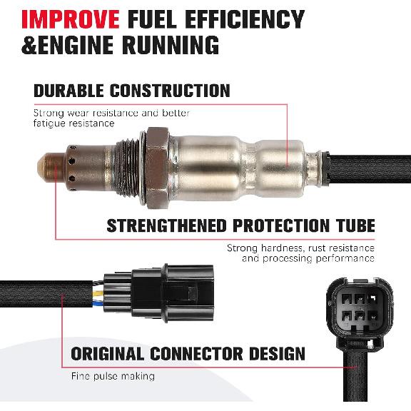 Oxygen Sensor Upstream for 3.5L 3.7L 09-17 for Honda Accord Pilot Odyssey 2010-20 for Acura MDX TLX - Vinrold