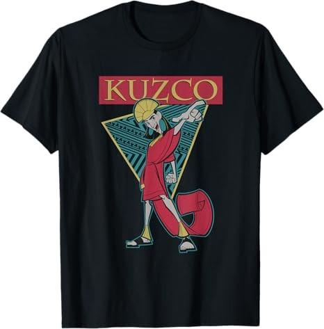 The Emperors New Groove Kuzco Triangle Black TShirt S