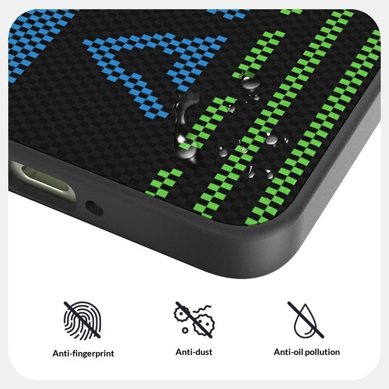Carbon Fiber Pattern Phone Case for Vivo X300 Ultra X300s X200 Pro Mini X200 Alloy Lens Frame Magnetic Wireless Charging Cover