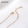 New Fashion Bent Pipe Bee Pendant Necklace O-shaped Chain