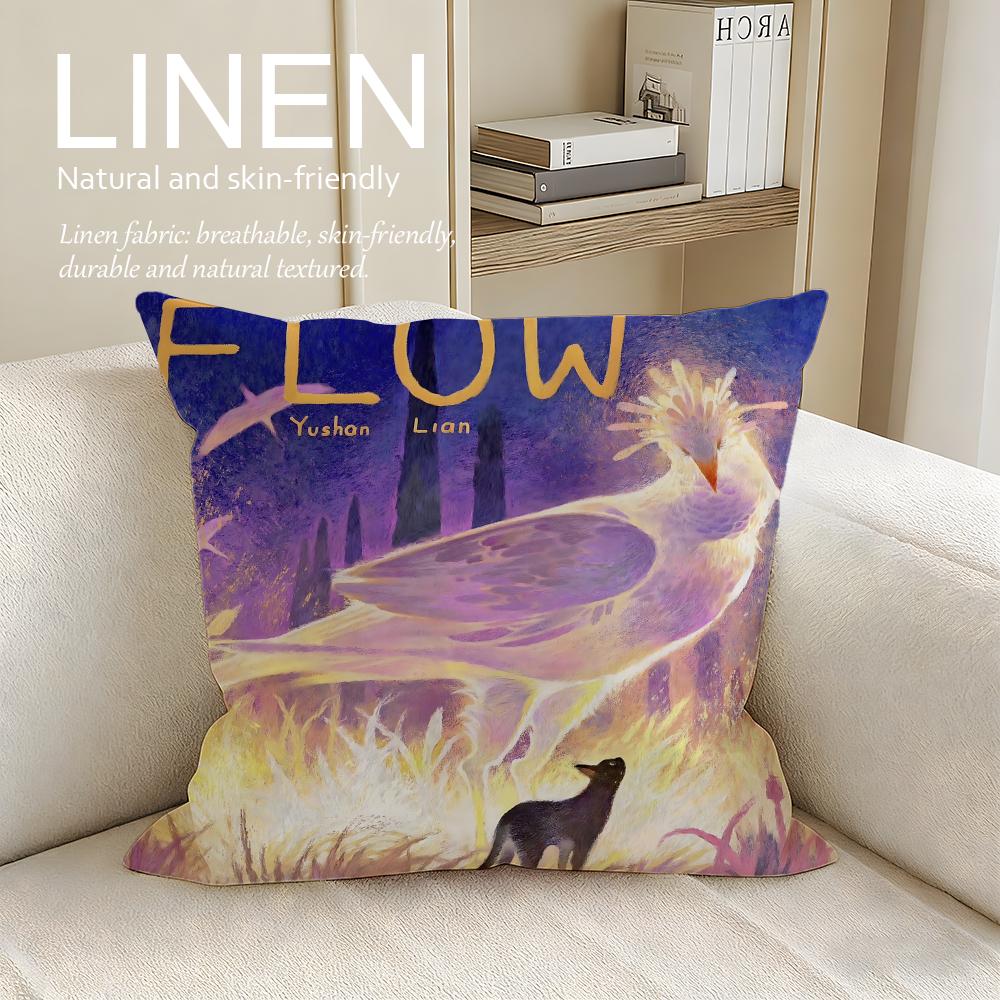 Concept Flow Cushion Cover Pillowcase Set Pcs x x Breathable Washable Sofa Cushion Cover
