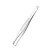 2pcs Portable Stainless Steel Eyebrow Tweezer Eyebrow Trimmer Shaper Facial Hair Remover Puller Slanted Tip Makeup Beauty Tools