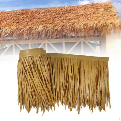 50x100cm Flame Retardant Artificial Grass Roof Thatch Bar Hut for Garden Patio Decor