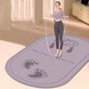 Thickened Silent Fitness Jump Rope and Yoga Mat