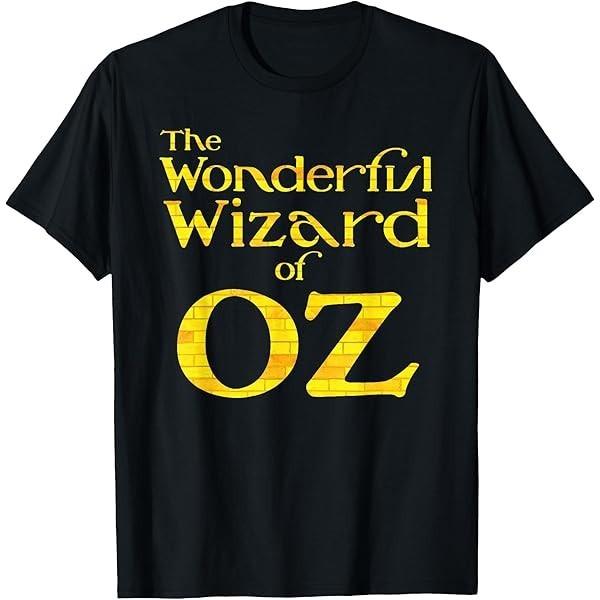 The Wonderful Wizard of OZ Black Cotton All size S-5XL T- Shirt TA601 Unisex T-Shirt XL