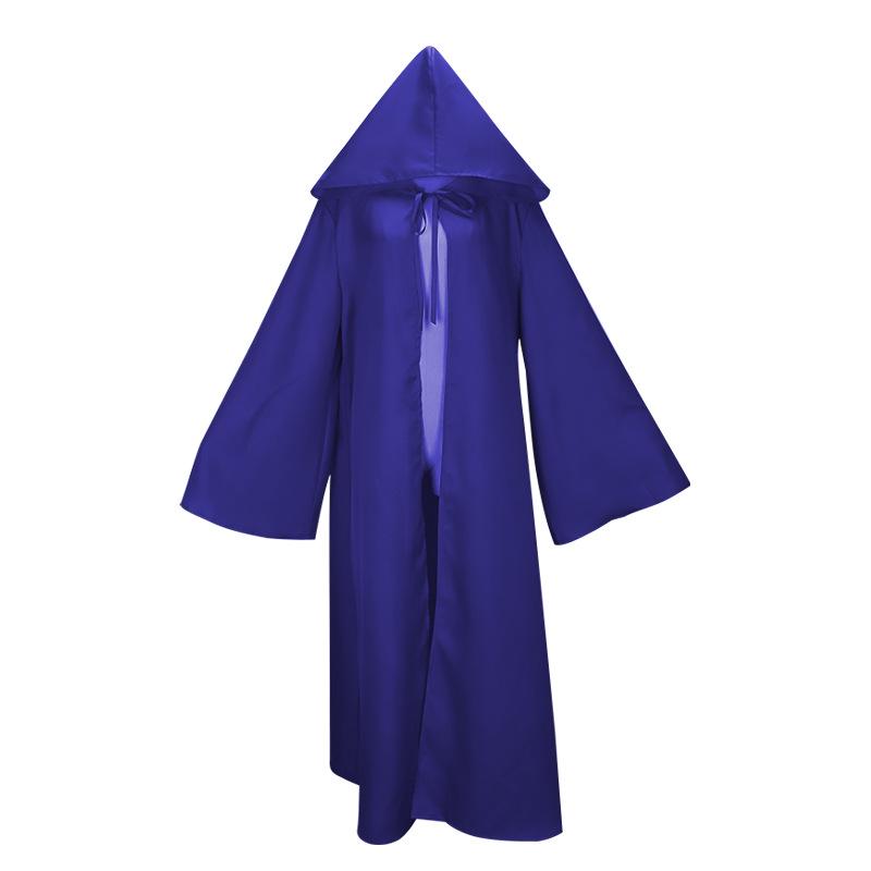 Jedi Knight Star Wars Cosplay Cloak - Instant Shipping, In Stock for Halloween Blue Cloak