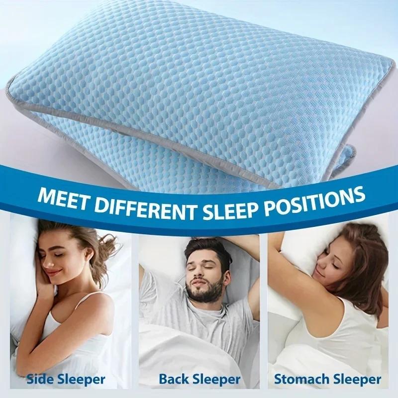 Cooling Ice Silk Pillowcase Solid Color Bean Fabric Summer Air Con Washable Home Use Plain Pillow Cover Without Pillow
