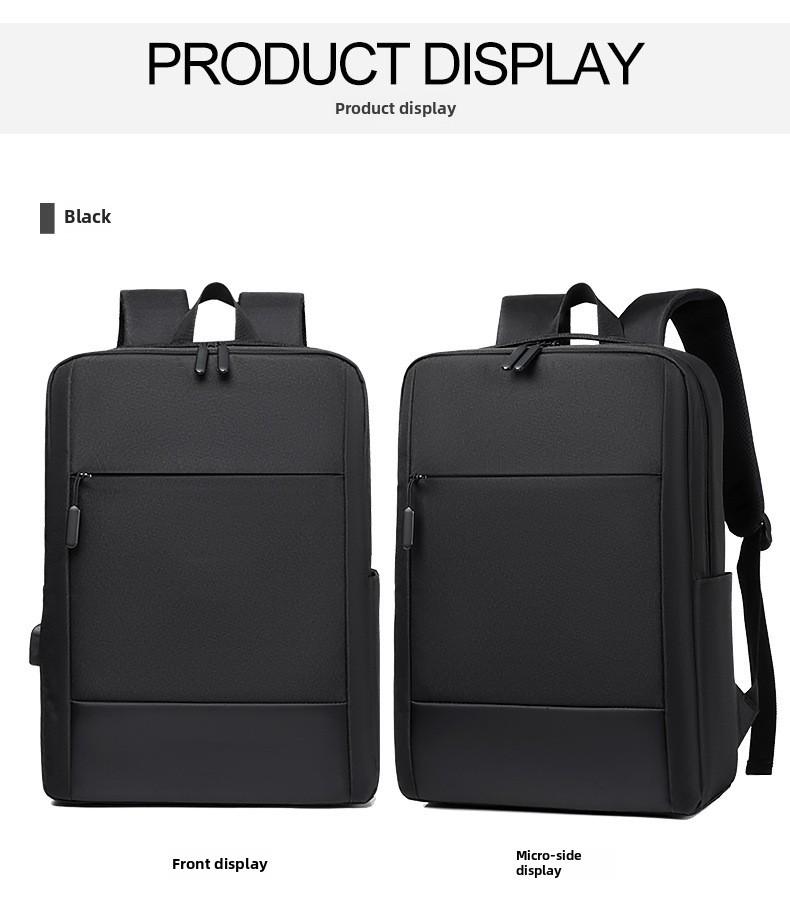 Men's High-End Waterproof Commuter Backpack: Large-Capacity Travel Computer Bag