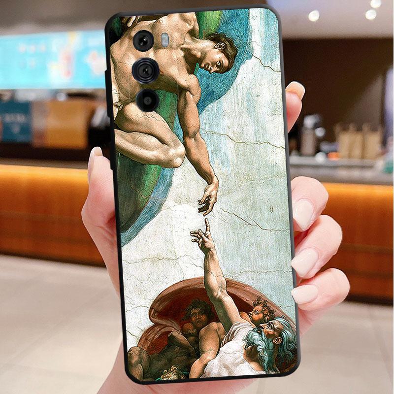 Renaissance art Painting Phone Case For Motorola Edge 60 50 40 Pro 60 50 40 30 Ultra Neo Fusion Moto G Play G Stylus G Carcasas