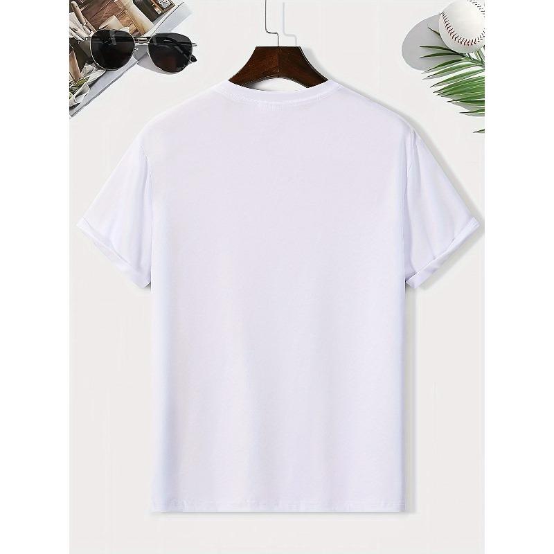 European Sizes Men'S Casual Short-Sleeve Round Neck T-Shirt