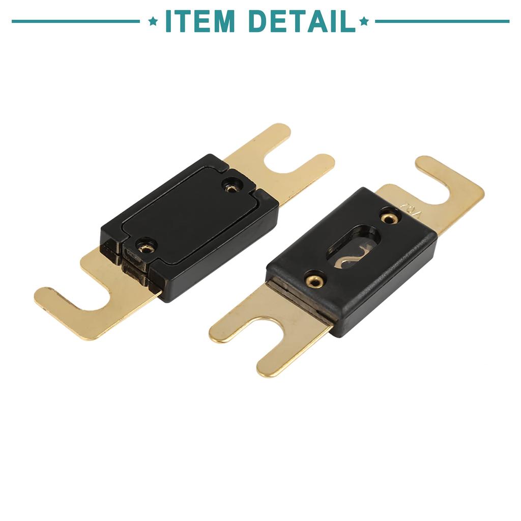 ACROPIX 70A ANL Fuse 70A Universal ANL Fuse Auto Vehicle Audio Gold Tone Pack of 5