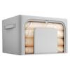 Jiabangshou Fabric Storage Box, Clothes Organizer Box, Quilt And Garment Storage Box, U-Shaped Window, 66L, 1 Piece