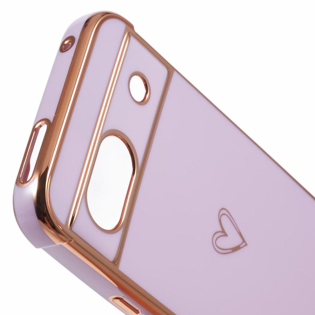 For Google Pixel 8a Case Love Heart TPU Shockproof Protective Phone Cover