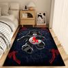 High-definition printed Insane Clown Posse rap band-themed rug suitable for living rooms, bedrooms, sofa décor, and children's non-slip floor mats.