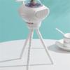 Lovely Cartoon Portable Safe Stroller Fan USB Charging Air Cooling Electric Fan Home Multipurpose Handheld